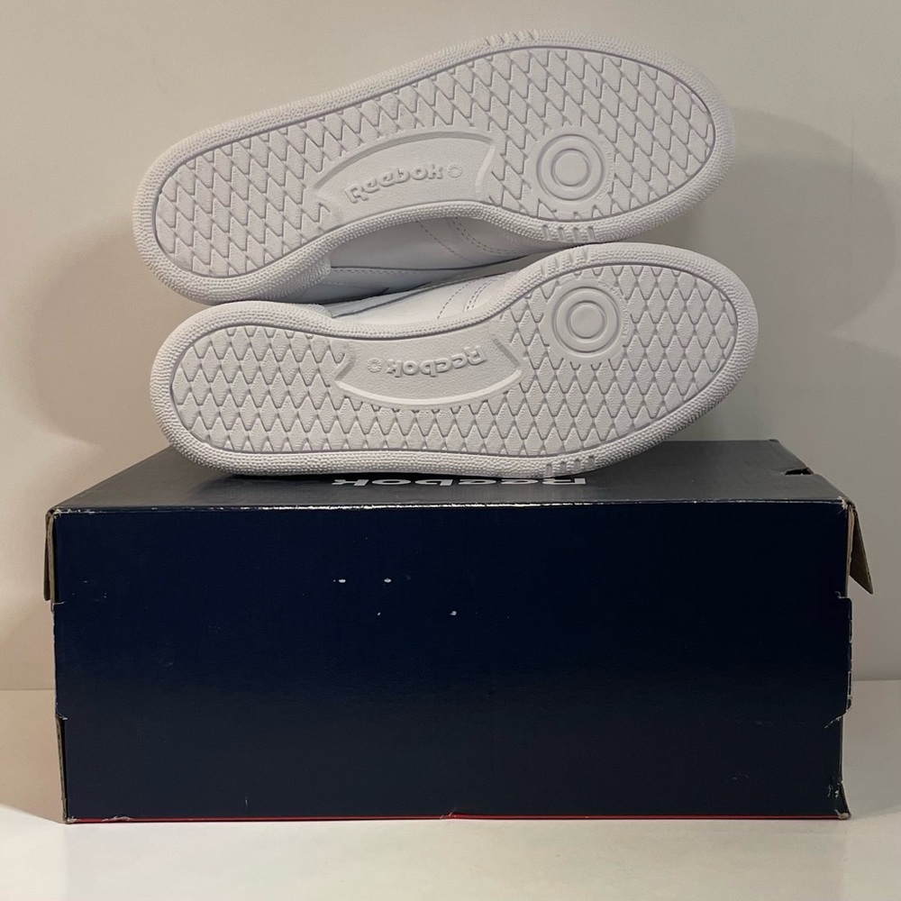 ☁️[BRAND NEW] REEBOK CLUB C 85 WHITE GREY WOMENS SHOES SIZE 6 LOW TOP SNEAKERS☁️ - Picture 7 of 8